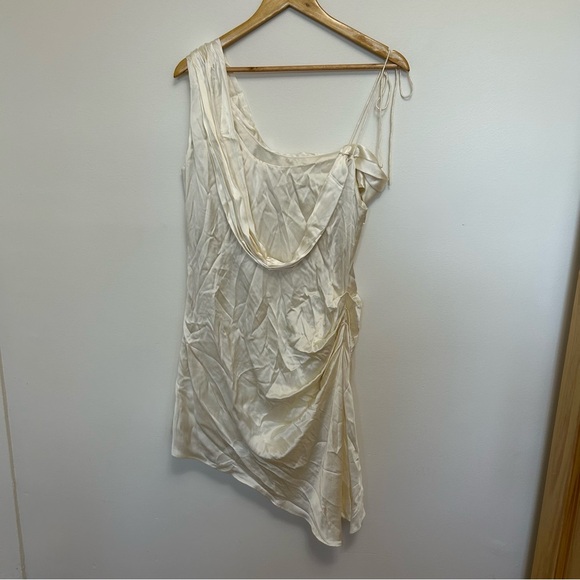 De La Vali Brûlée Off-The-Shoulder Mini Dress without Corset Size 10 NWT Bridal - Picture 5 of 8